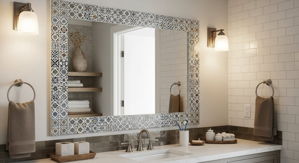 Tiled Mirror Border