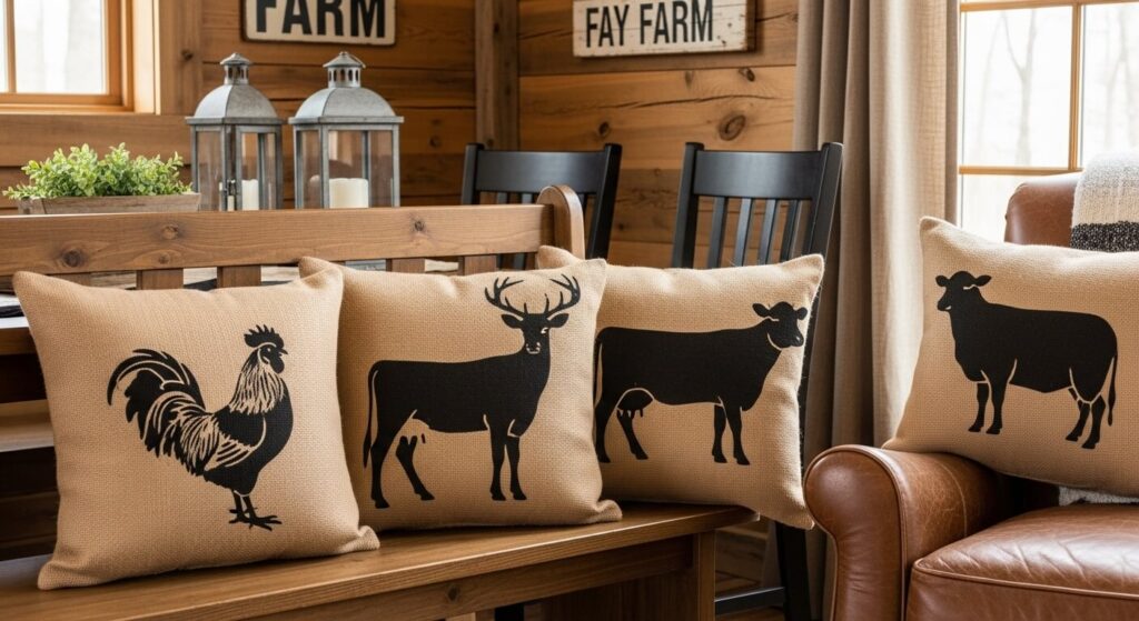 Stenciled Animal Prints