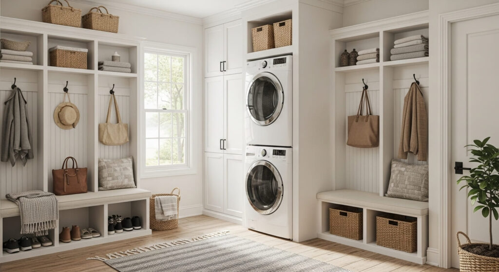Mudroom + Laundry Combo