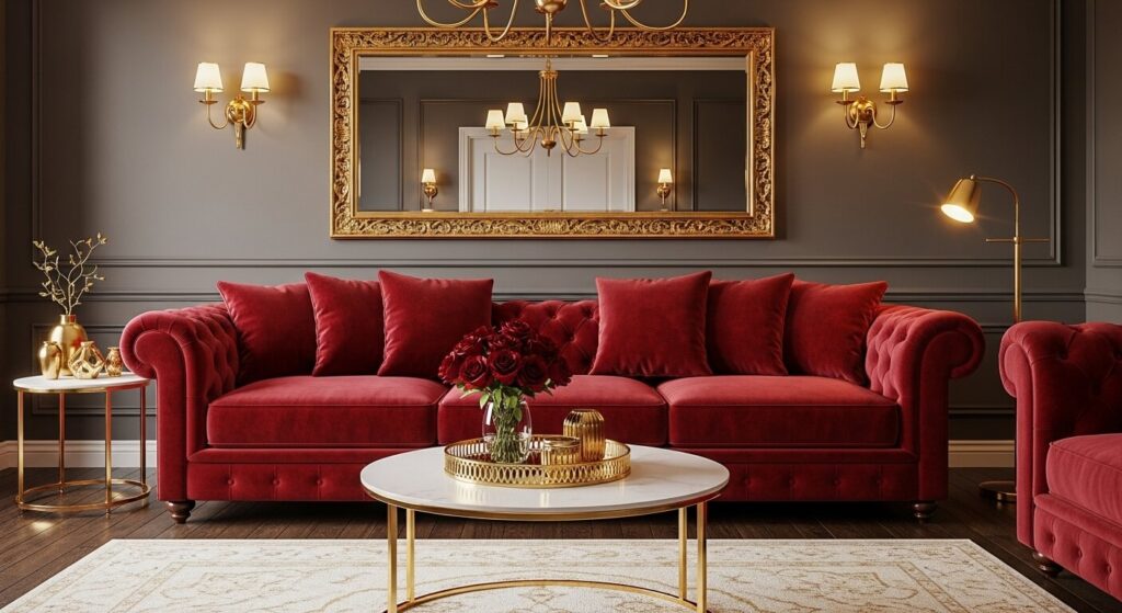 Red + Gold