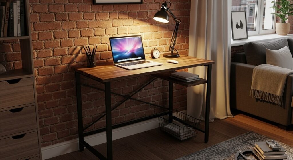Compact Industrial Laptop Desk
