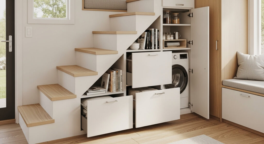 Under-Stair Storage Drawers