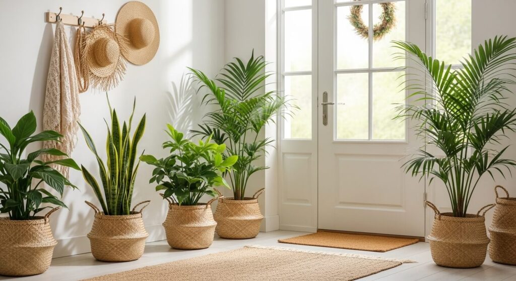 Outdoor-Inspired Entryway Plants
