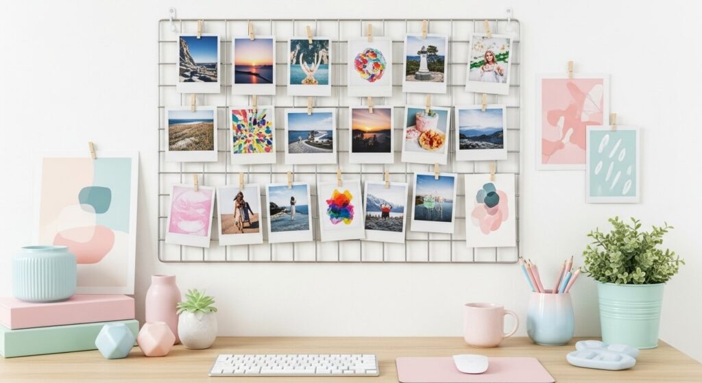 Cork Boards or Wire Grids