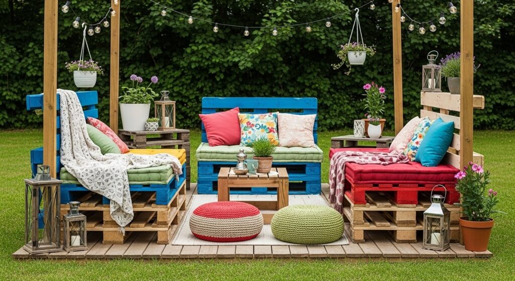 DIY Pallet Seating