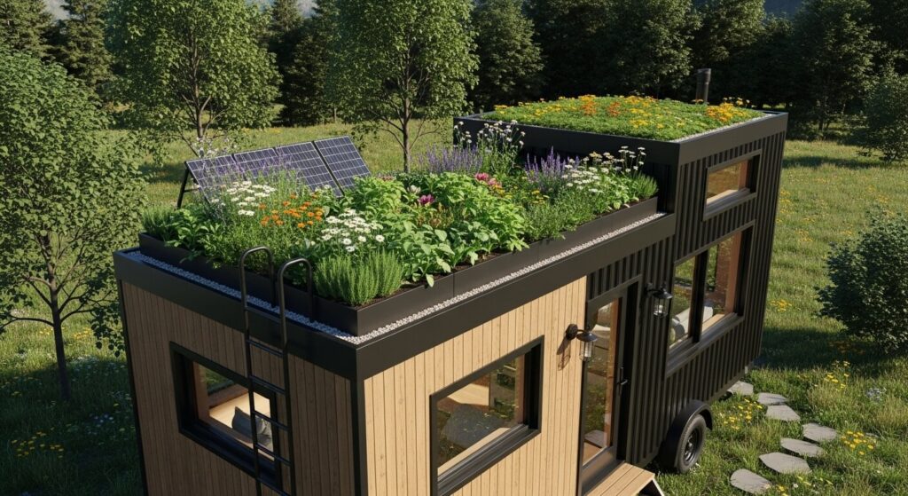 Green Roof or Rooftop Garden