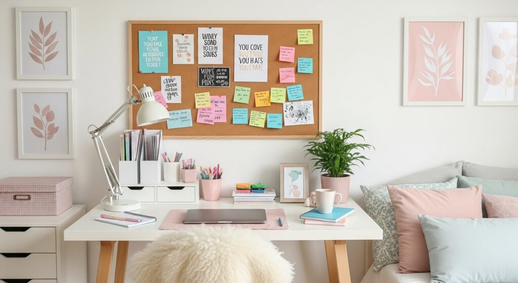 Desk Nook with Inspiring Decor
