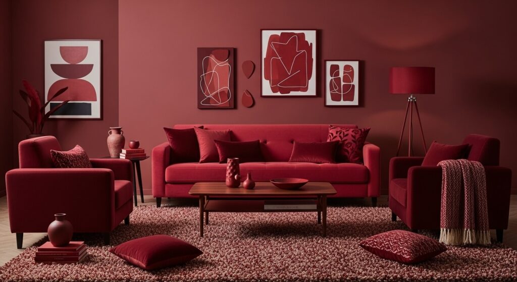 Red + Monochrome Red Tones