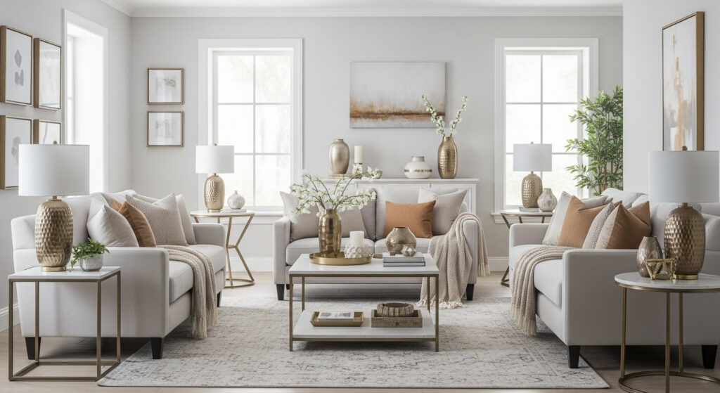 Decorate With a Neutral Base + Accents