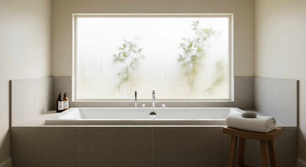 Frosted or Textured Glass for Privacy