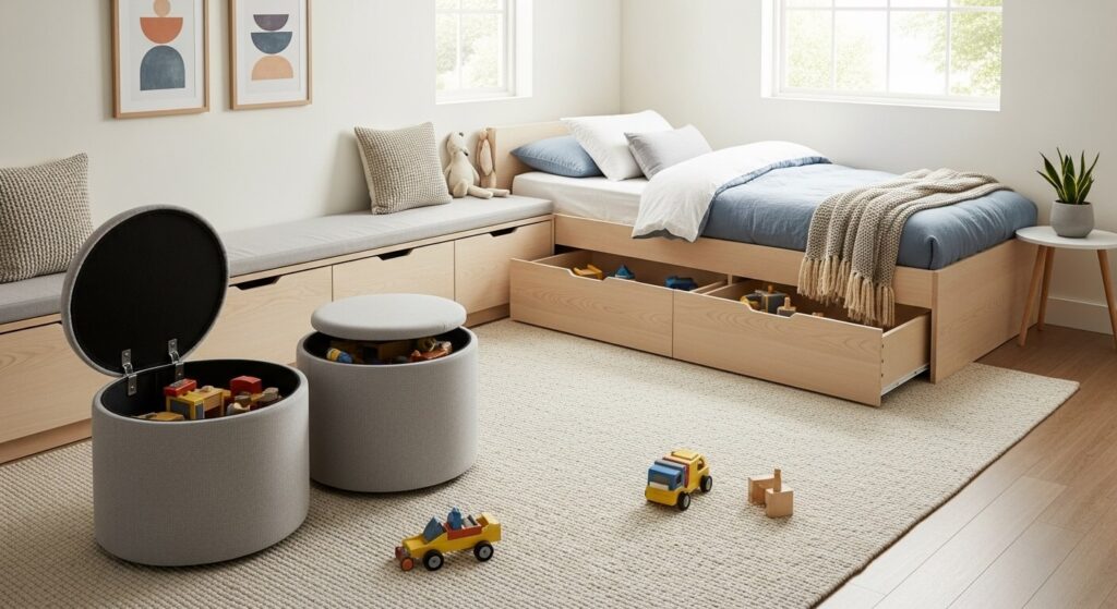 Hidden Toy Storage