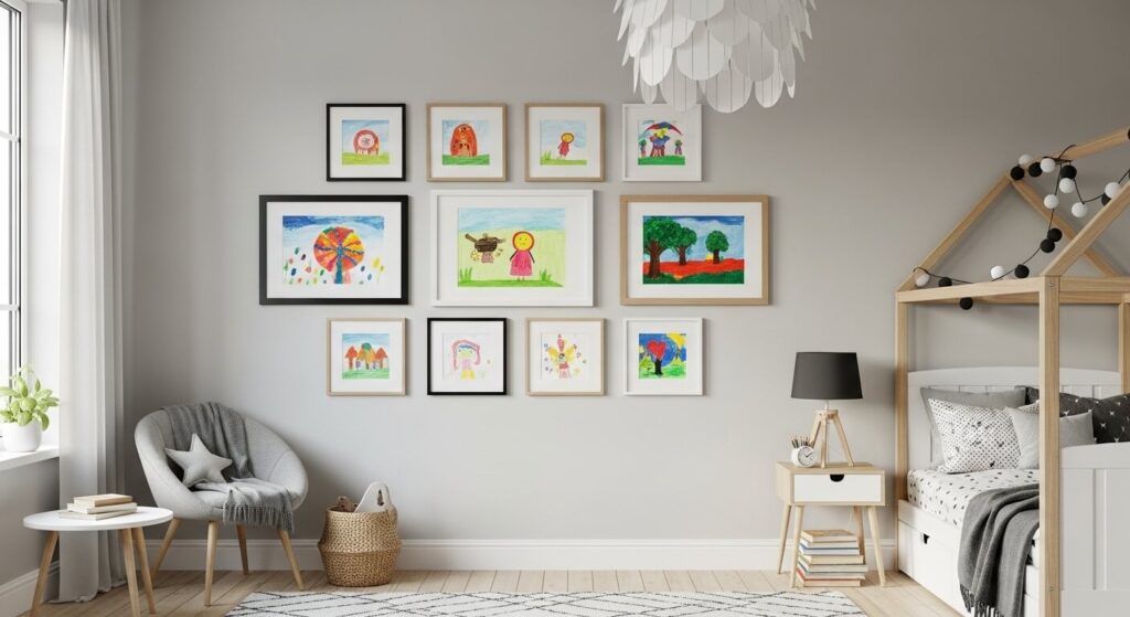 Gallery Wall of Their Art