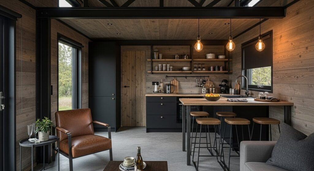 Industrial Tiny Home Aesthetic