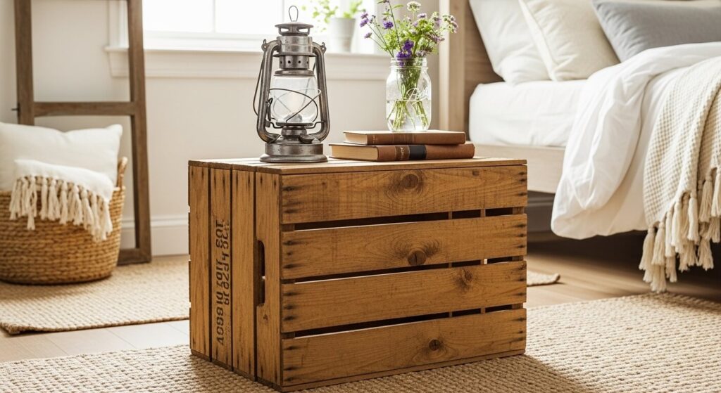 Upcycled Crate Table
