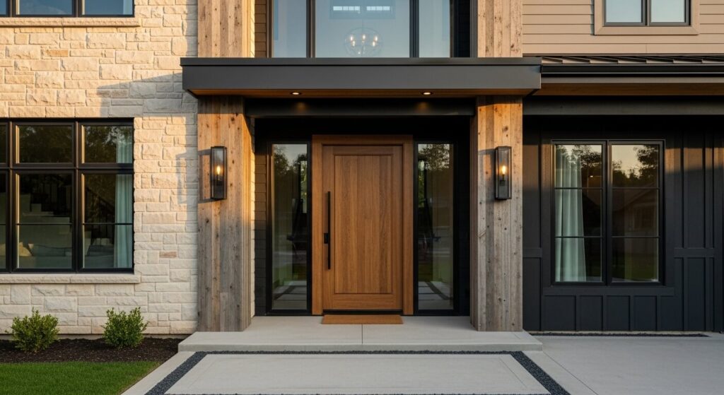 Transitional Entry with Mixed Materials