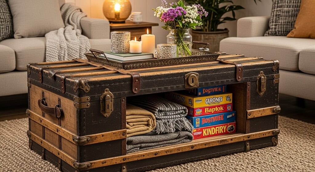 Old Trunk Coffee Table