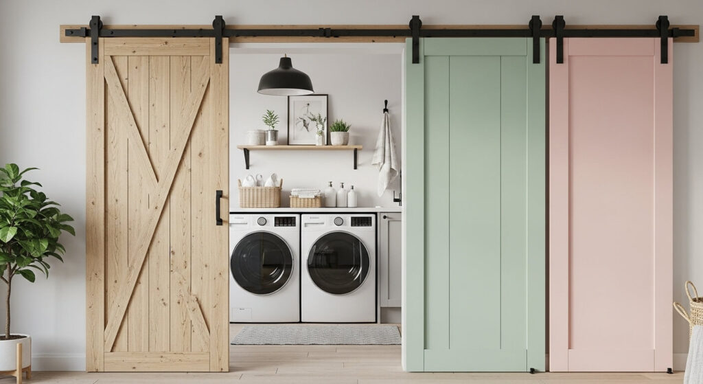 Sliding Barn Door Accent