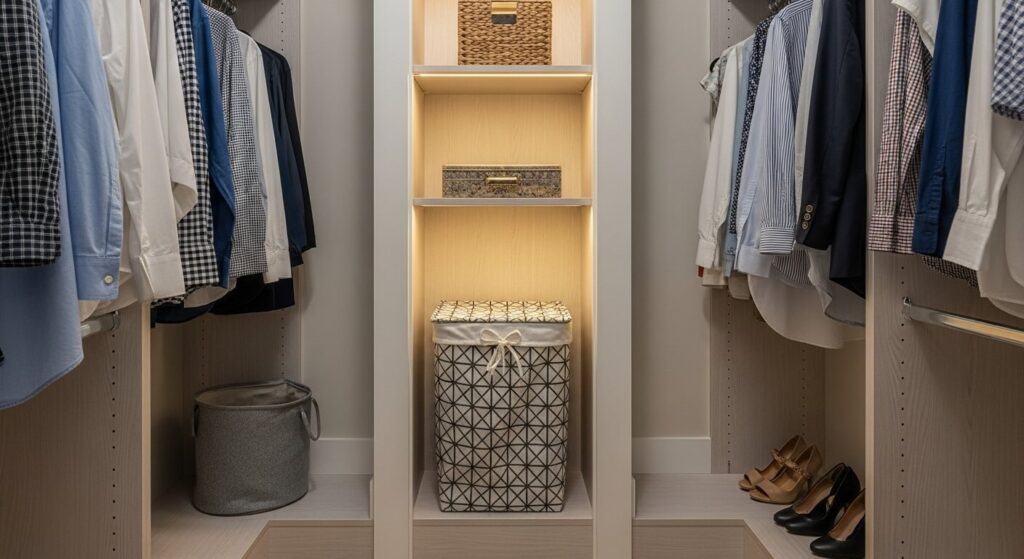Dedicated Laundry Basket Nook