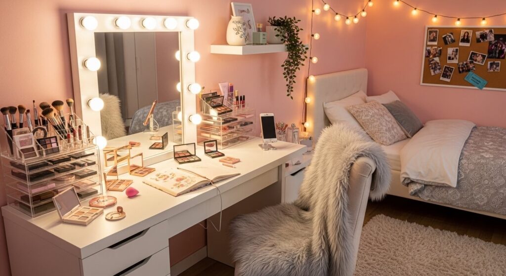 Mini Vanity or Makeup Station