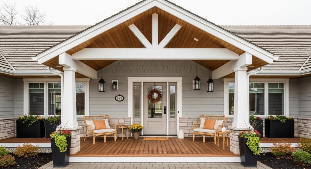 Covered Porch Entry