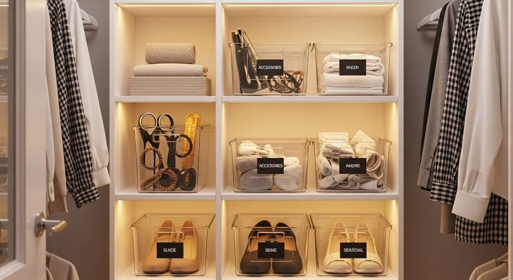 Clear Storage Bins