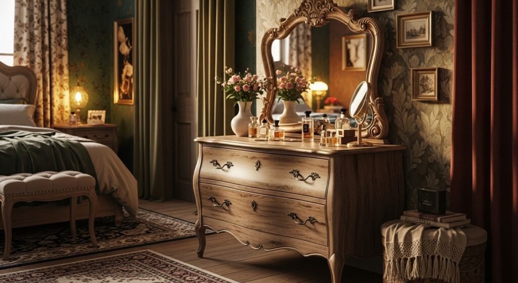 Vintage Dresser Turned Vanity