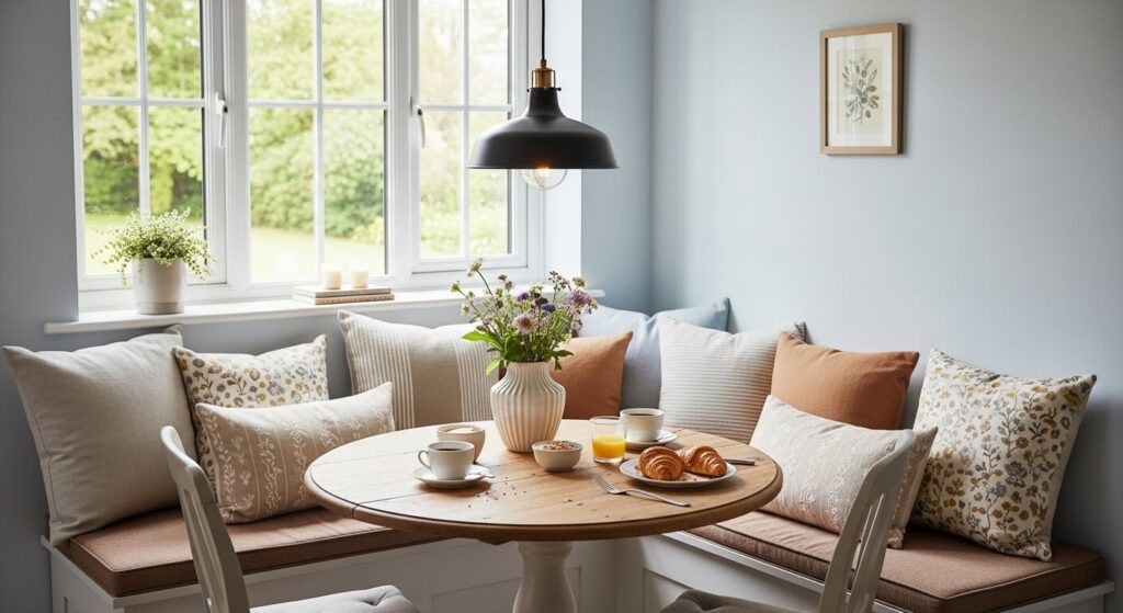 Breakfast Nook with Built-In Bench