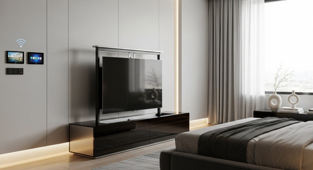 TV Stand with Hidden Lift