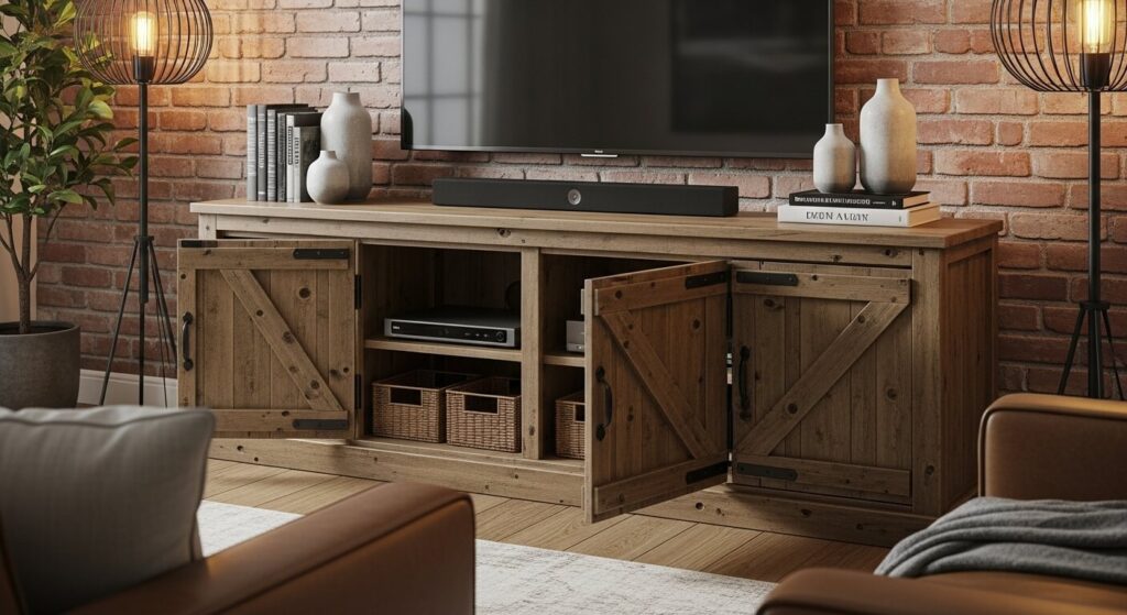 TV Console from Wooden Doors