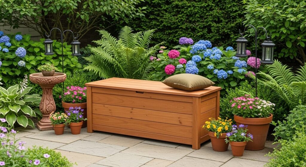 Backyard Bench with Storage