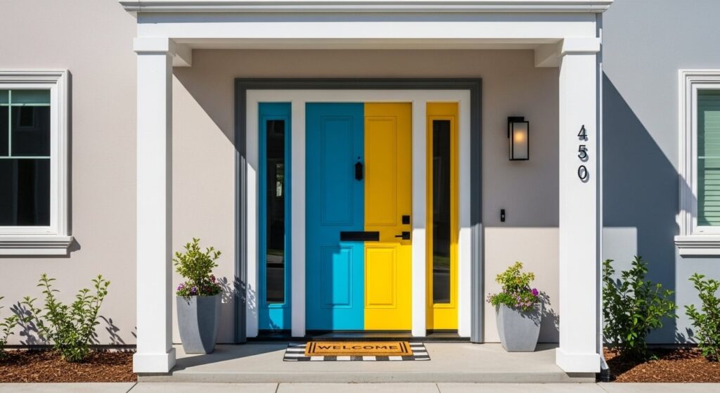 Bold Painted Door