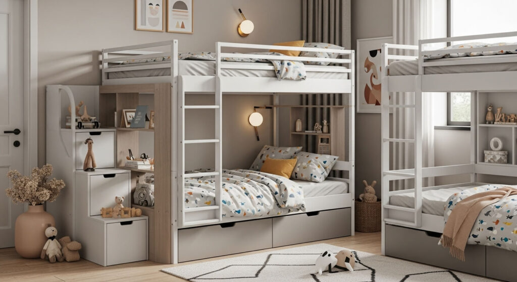 Bunk Beds with Storage
