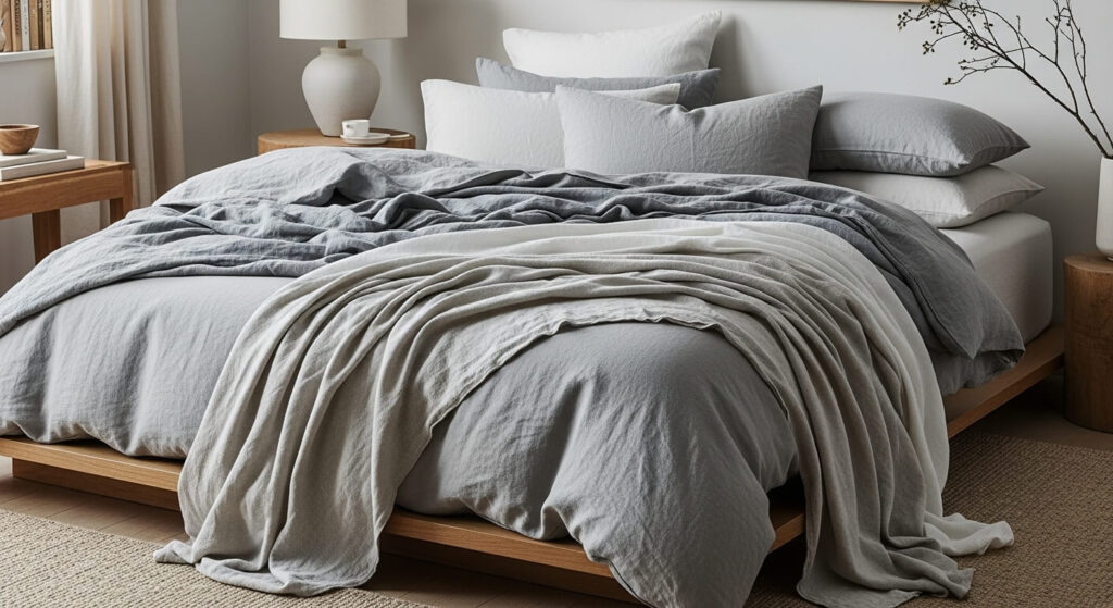 Linen Bedding Layers