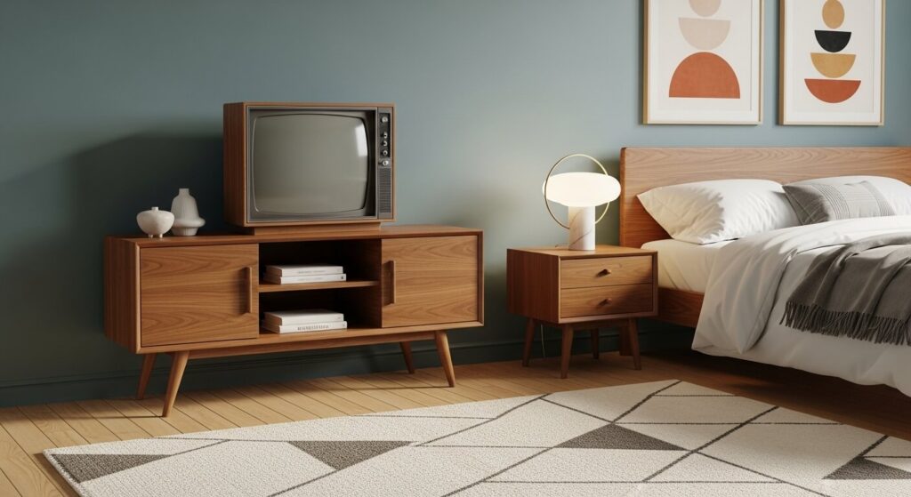Mid-Century Modern Console