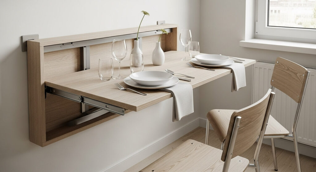 Fold-Out Wall Table