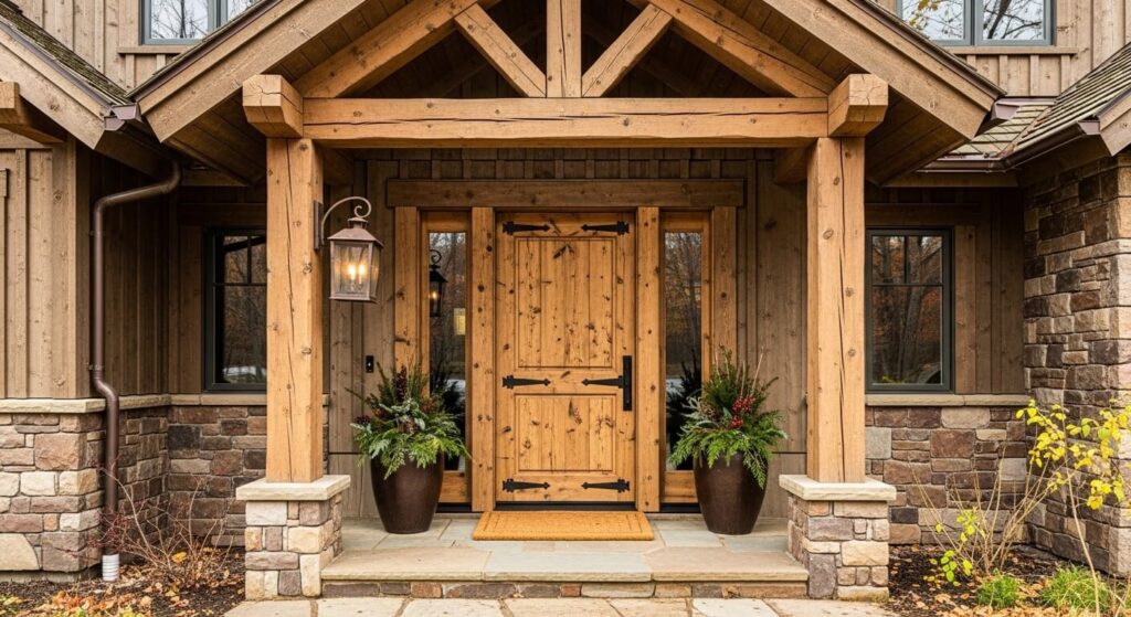 Rustic Wood Features