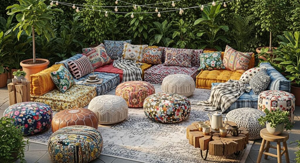 Boho Floor Cushion Lounge