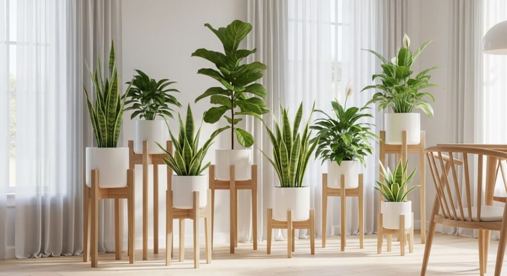 Plants in Natural Wood Stands