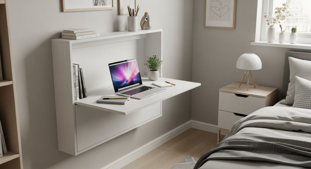 Fold-Down Wall Desk