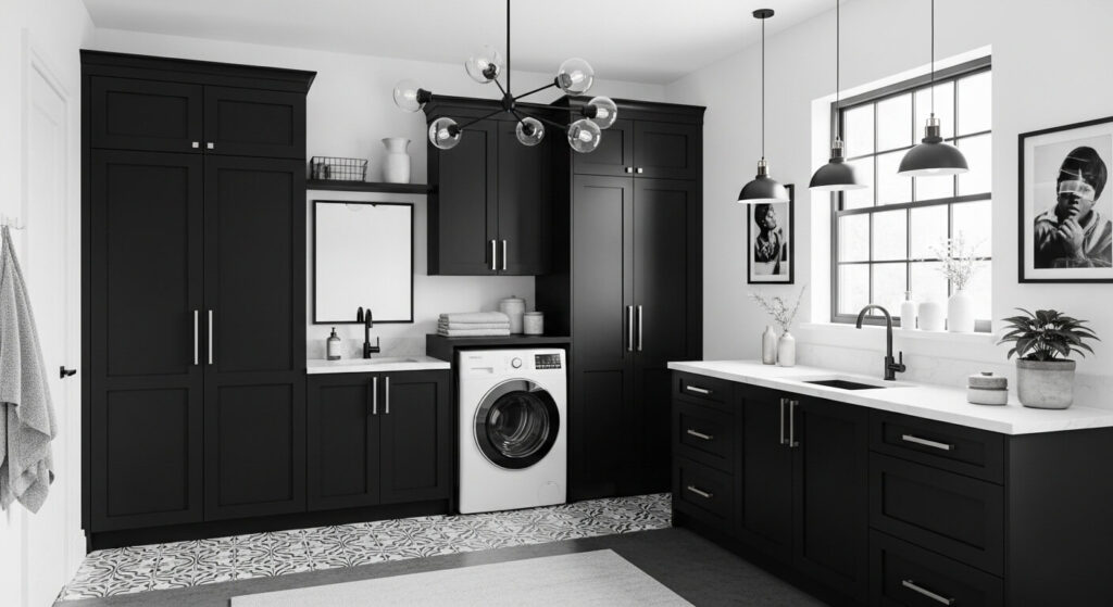 Bold Black and White Contrast