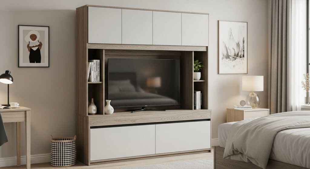 TV Hutch with Cabinets
