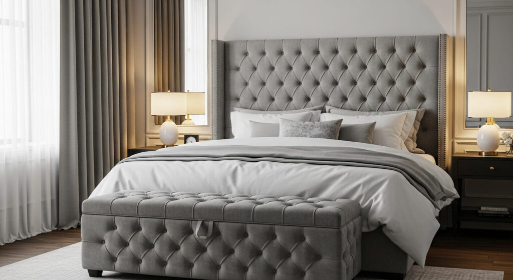 Storage Bench at the Foot of the Bed