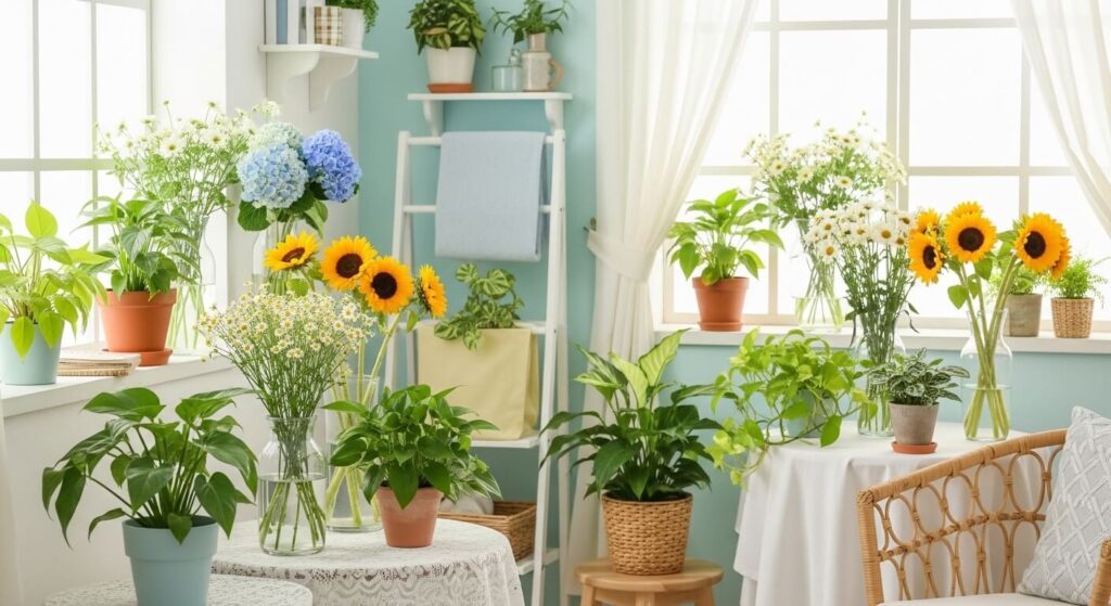 Mix in Fresh Flowers