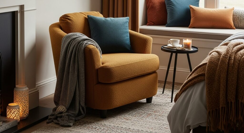 Barrel Chair for Cozy Curves