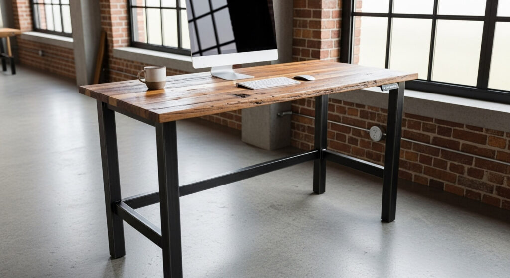 Rustic Industrial Standing Desk