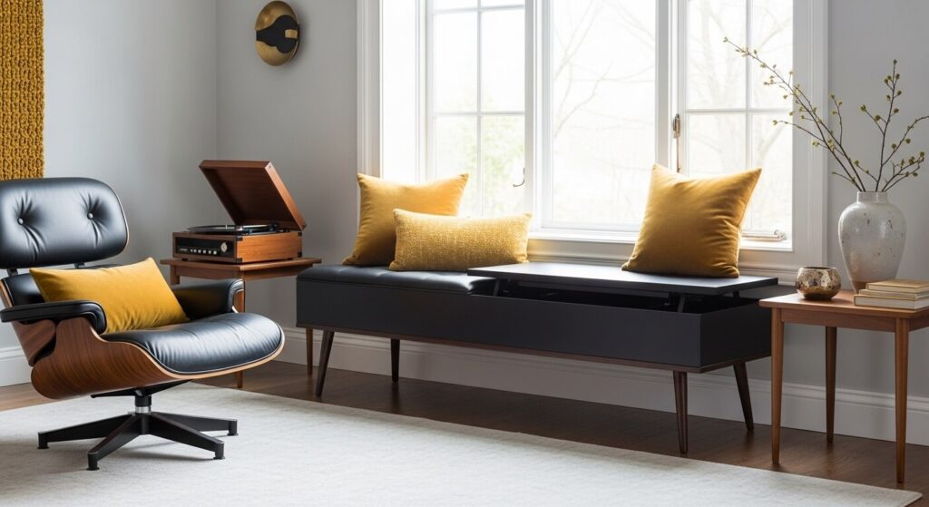 Mid-Century Modern Bench