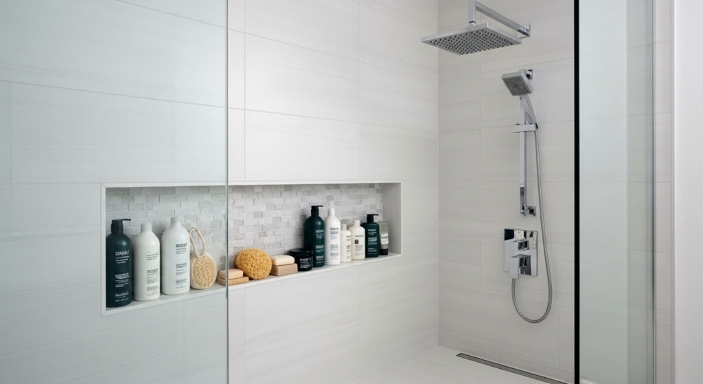 Create a Niche for Shower Storage