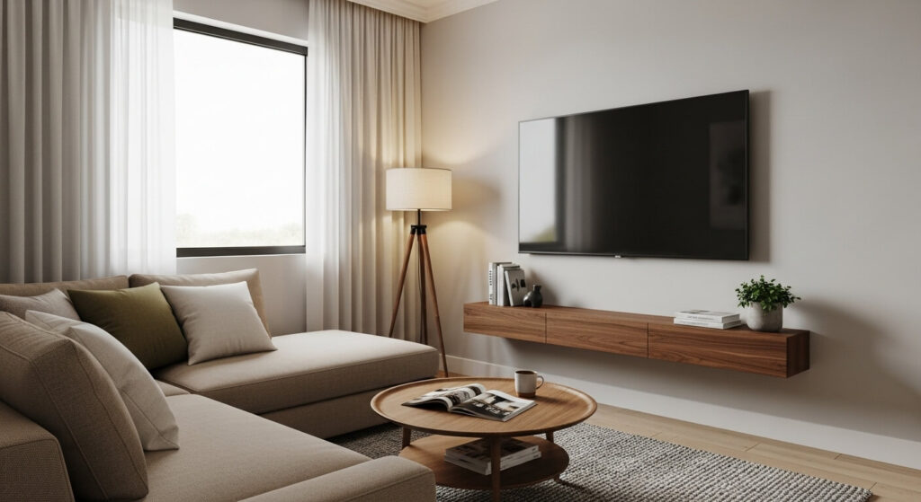 Add a Wall-Mounted TV