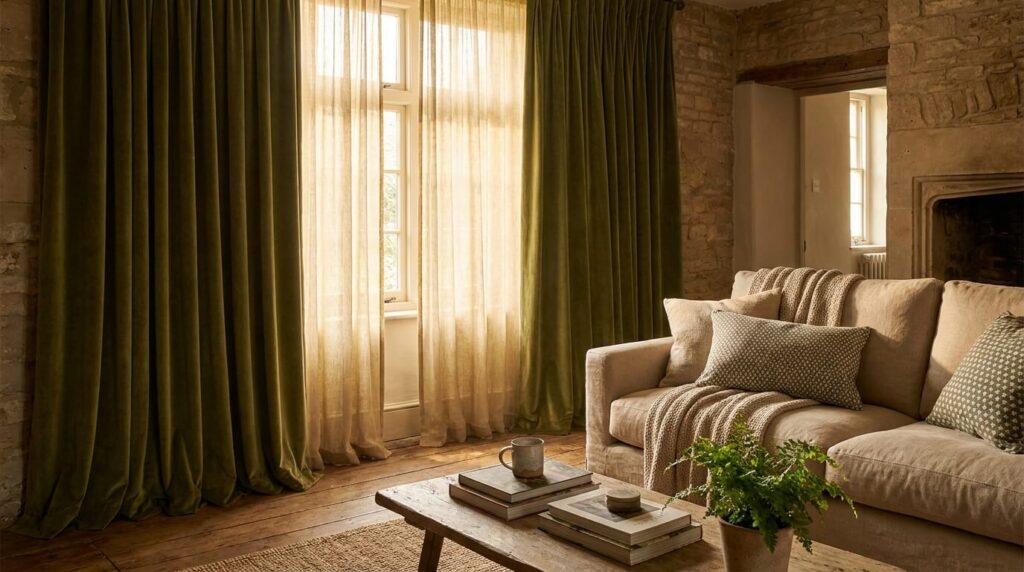 Layer Heavier Curtains