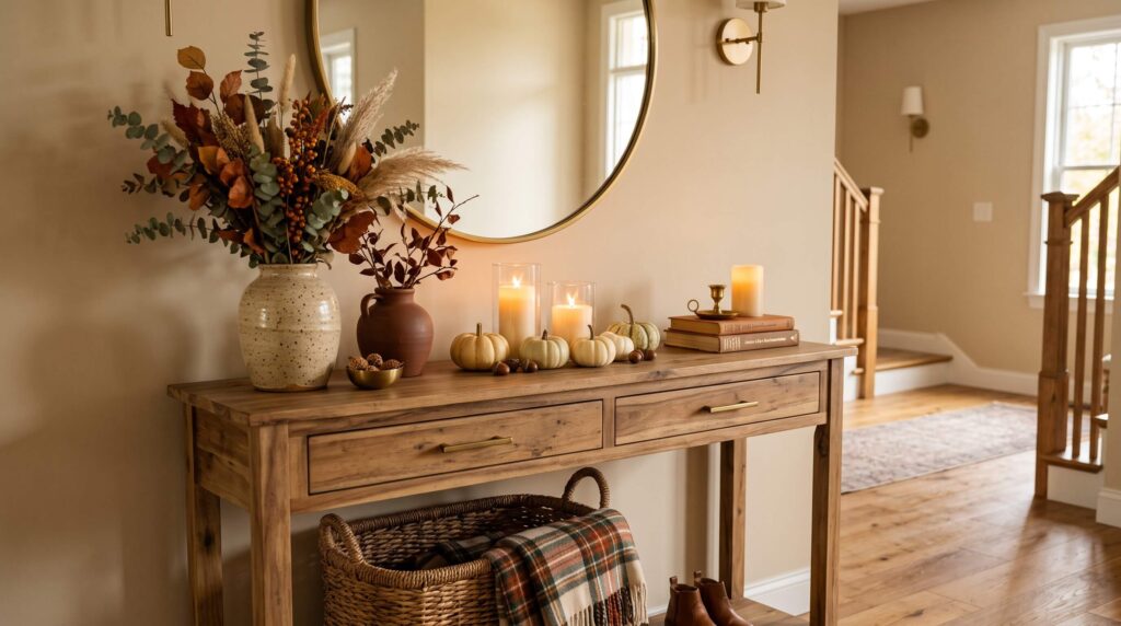 Style a Console With Candles and Ceramics